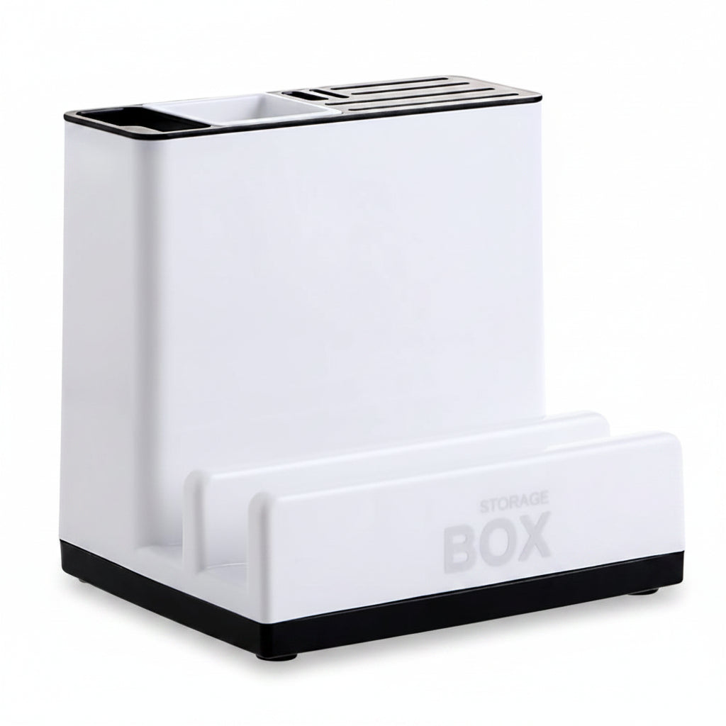 Kitchen Knife Storage Rack | Plastic Tableware Holder Cabinet Organizer