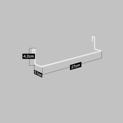 Wall Mounted Stainless Steel Kitchen Storage Rack | Pegboard Hole Plate Organizer