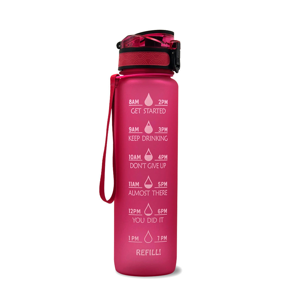 AquaTime Pro – 1L Motivational Tritan Sports Bottle