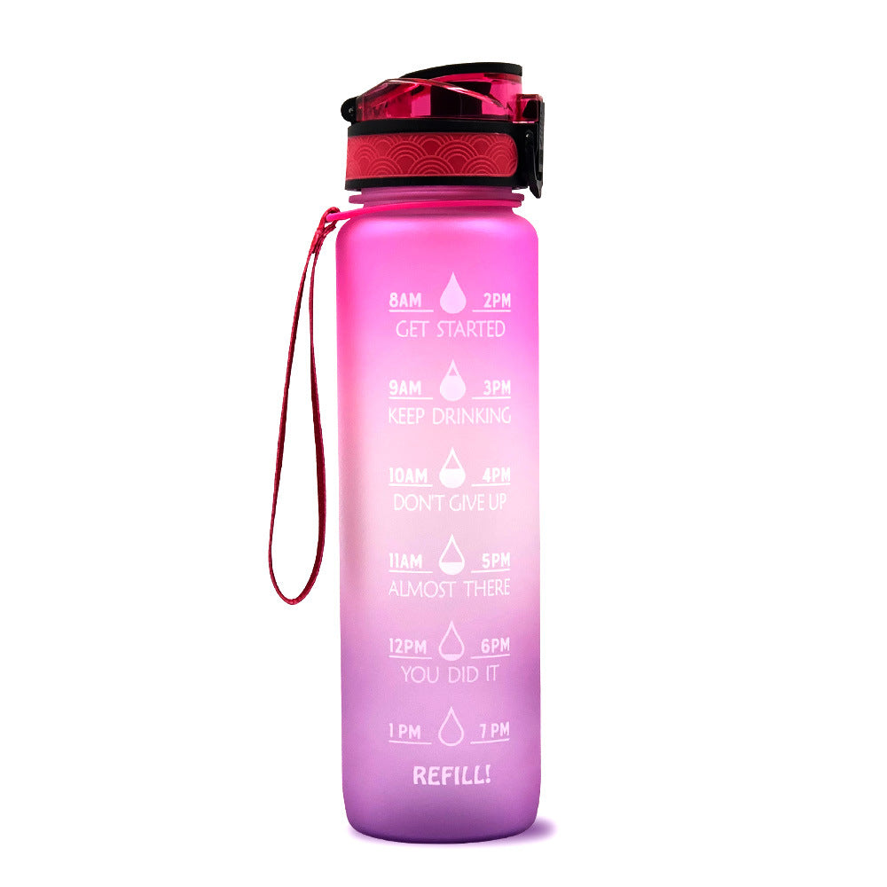 AquaTime Pro – 1L Motivational Tritan Sports Bottle