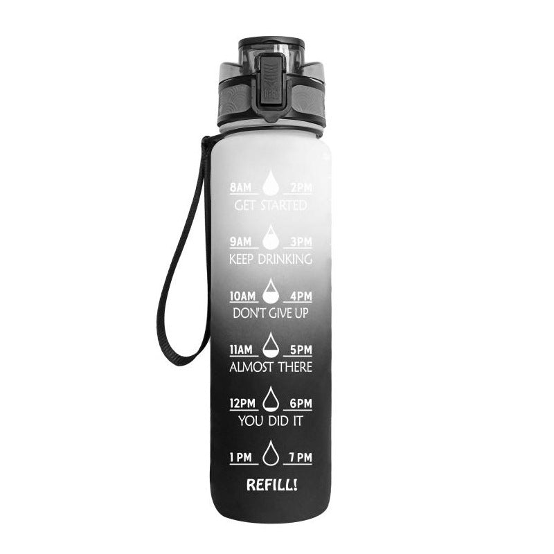 AquaTime Pro – 1L Motivational Tritan Sports Bottle