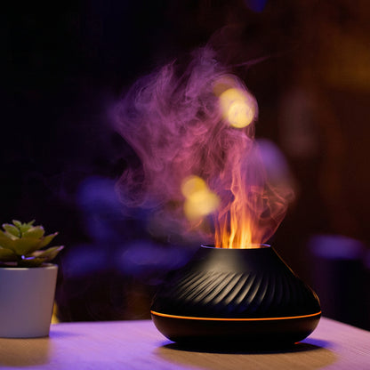 3D RGB Flame Aroma Diffuser & Humidifier