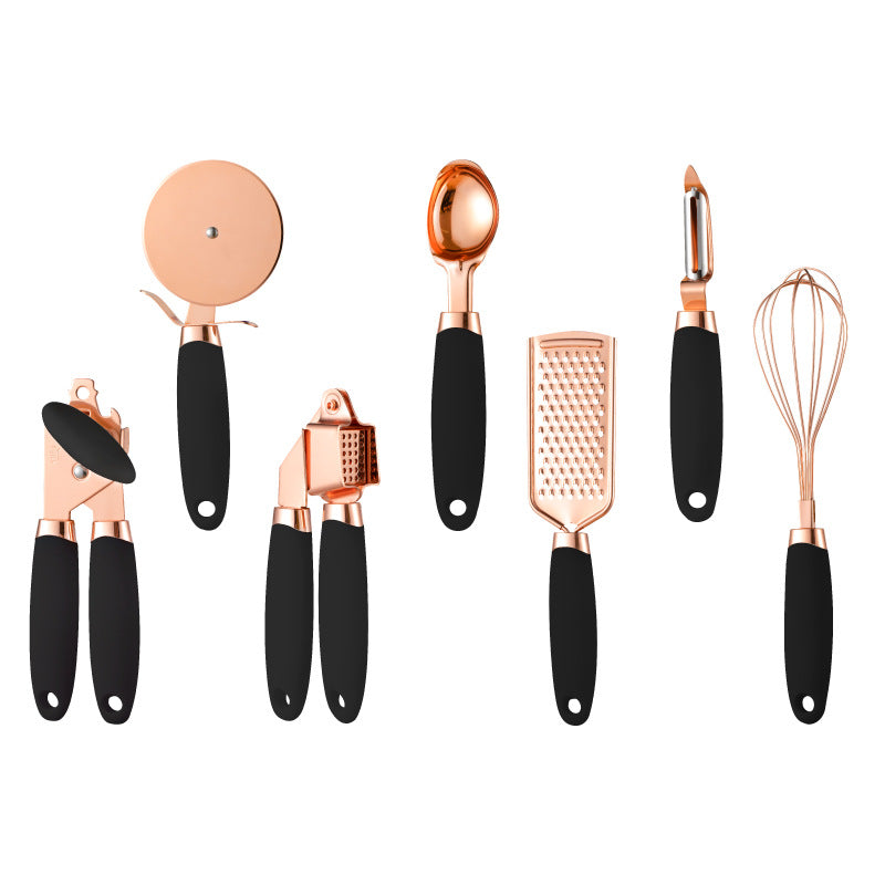 Copper Plated Kitchen Peeler Gadget Set