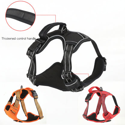 No Pull Breathable Reflective Dog Harness Vest