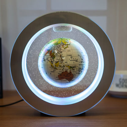 Magnetic Levitating LED World Globe Lamp