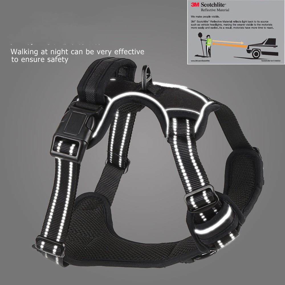 No Pull Breathable Reflective Dog Harness Vest