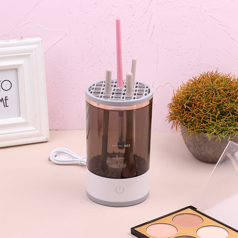 Electric Makeup Brush Cleaner – Portable USB Rechargeable