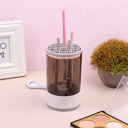 Electric Makeup Brush Cleaner – Portable USB Rechargeable