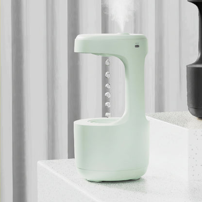 Anti-Gravity Backflow Aroma Diffuser With Clock