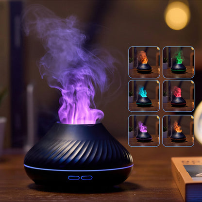 3D RGB Flame Aroma Diffuser & Humidifier