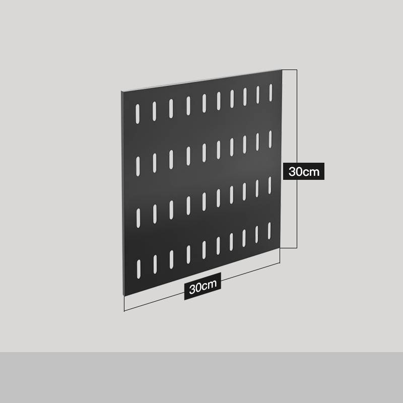 Wall Mounted Stainless Steel Kitchen Storage Rack | Pegboard Hole Plate Organizer