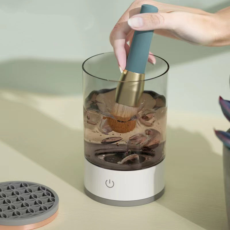Electric Makeup Brush Cleaner – Portable USB Rechargeable