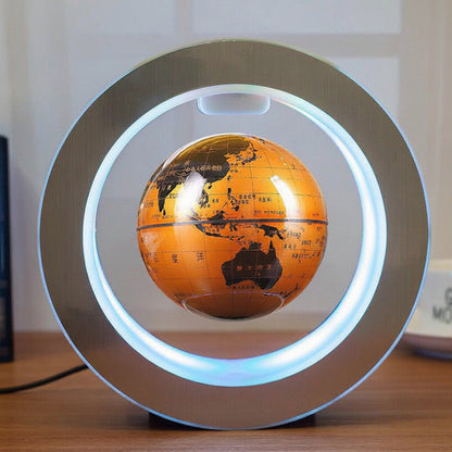 Magnetic Levitating LED World Globe Lamp