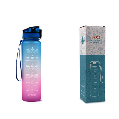 AquaTime Pro – 1L Motivational Tritan Sports Bottle