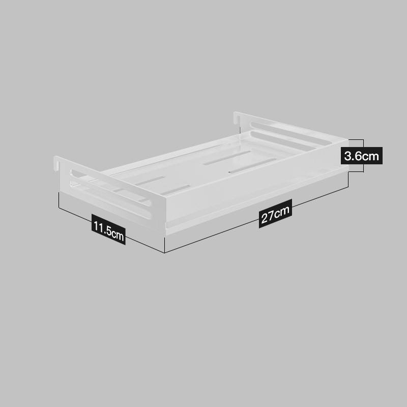 Wall Mounted Stainless Steel Kitchen Storage Rack | Pegboard Hole Plate Organizer