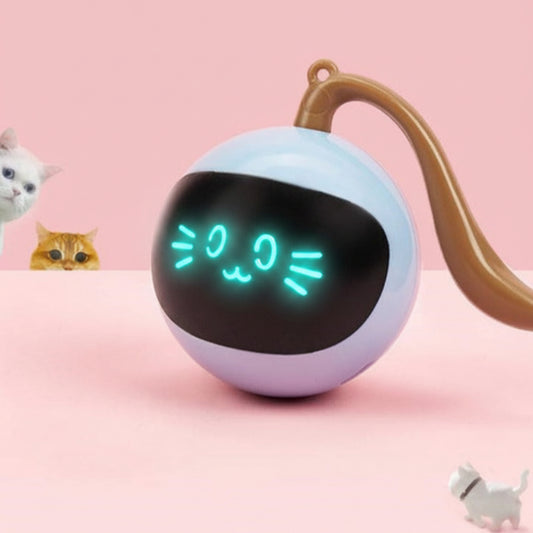 Interactive LED Spinning Ball Pet Toy