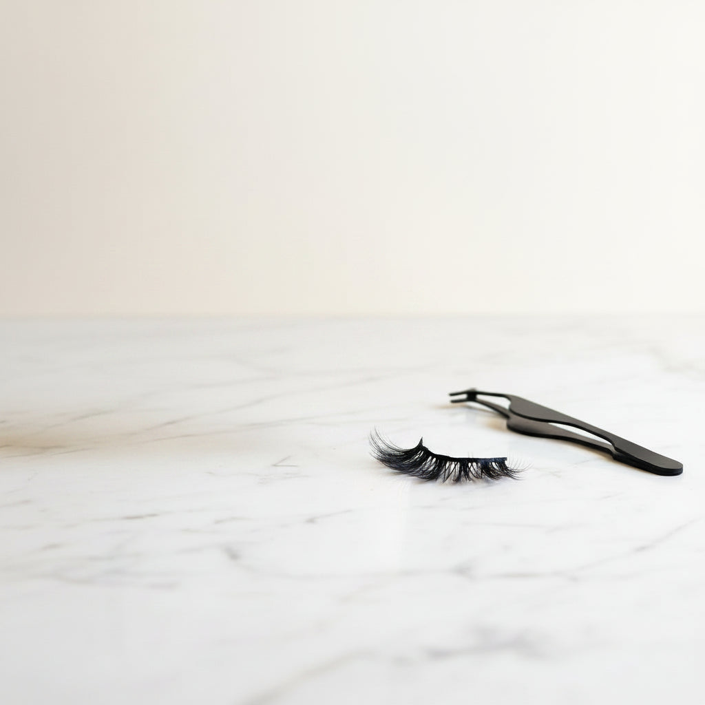 A Pair Of False Eyelashes With Magnets In Fashion