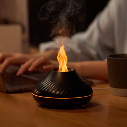 3D RGB Flame Aroma Diffuser & Humidifier
