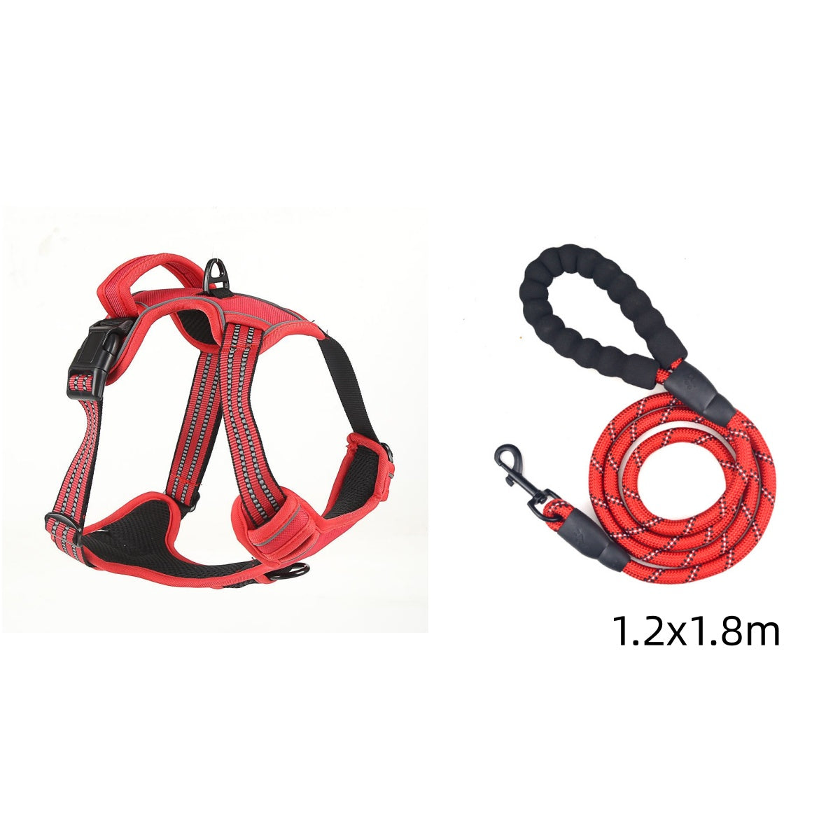 No Pull Breathable Reflective Dog Harness Vest