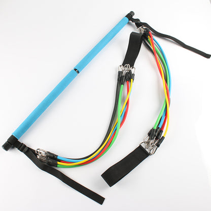 Portable Pilates Bar & Resistance Bands Set