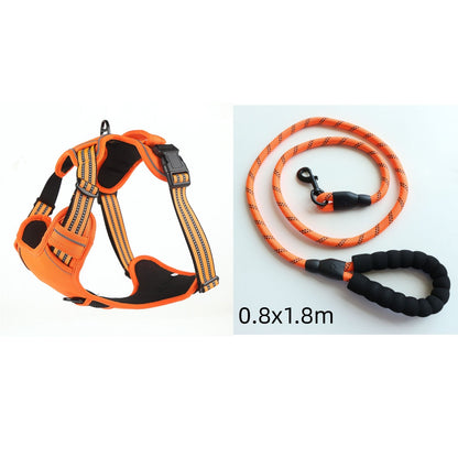 No Pull Breathable Reflective Dog Harness Vest