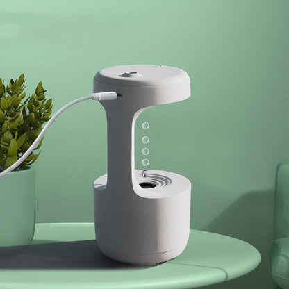Anti-Gravity Backflow Aroma Diffuser With Clock