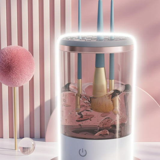 Electric Makeup Brush Cleaner – Portable USB Rechargeable