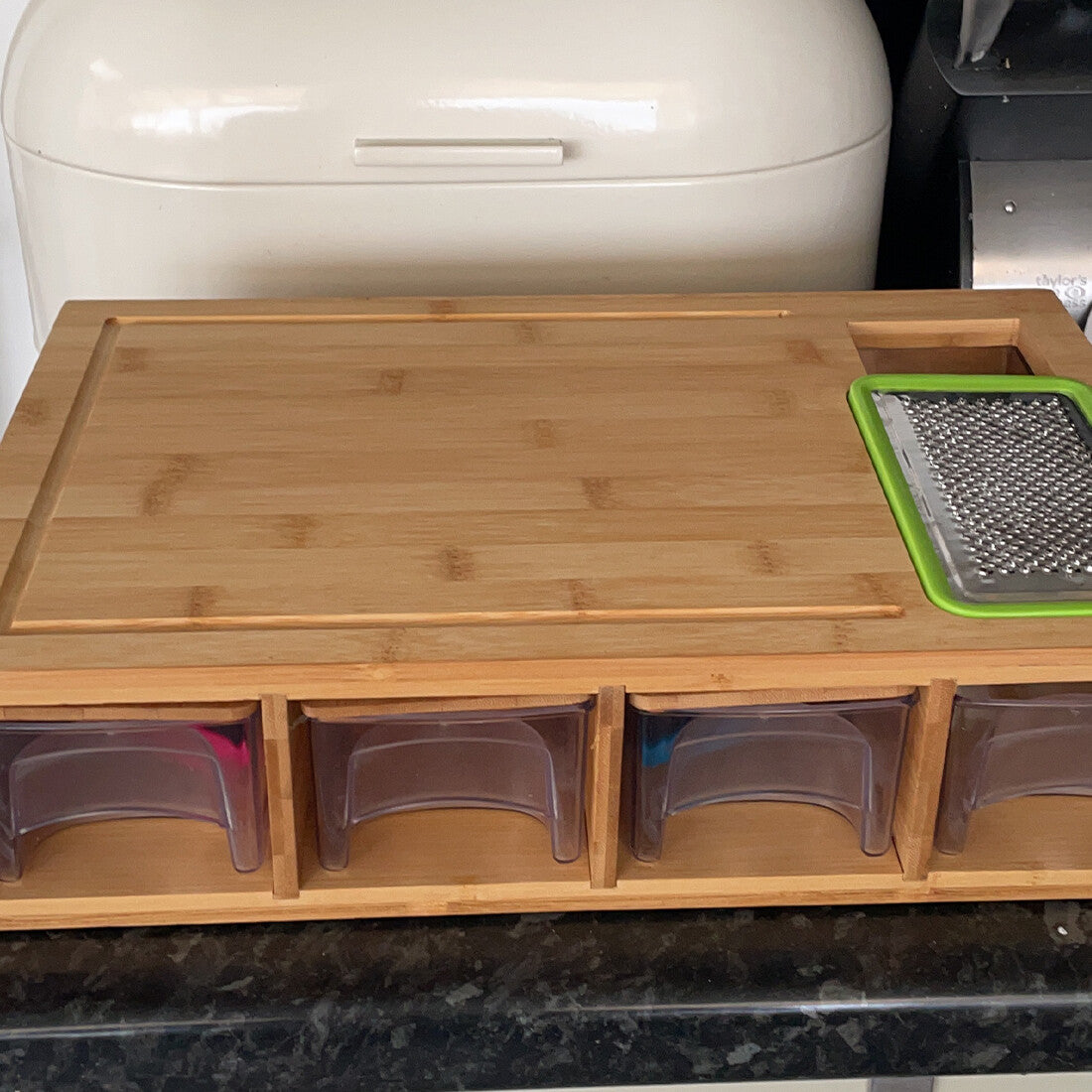 ChopEasy Pro – Bamboo Cutting Board With Containers