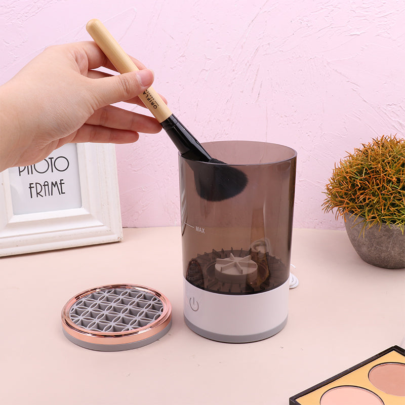 Electric Makeup Brush Cleaner – Portable USB Rechargeable