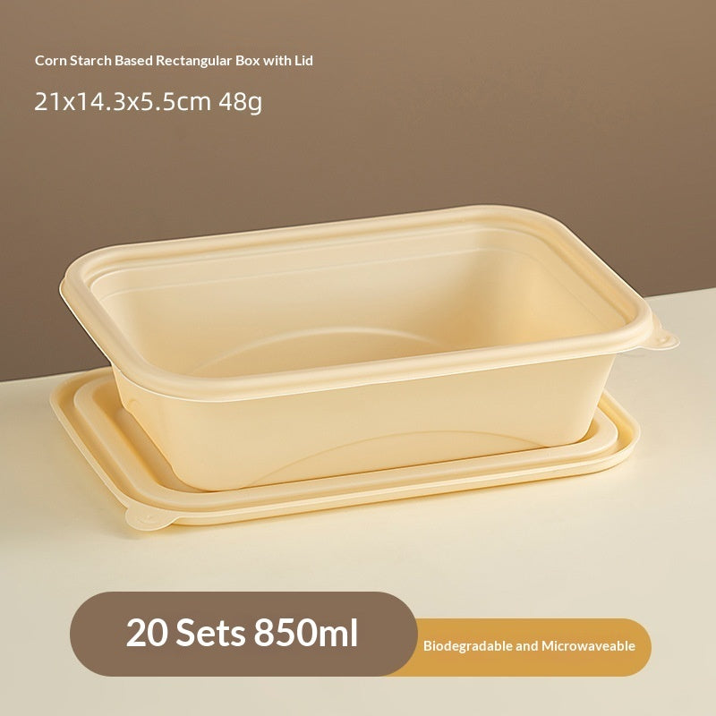 Biodegradable Disposable Bowls.Eco-Friendly Food-Grade Takeaway Containers